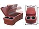 BD Drinkster Seat Console - 17 x 8-1/4 - Red