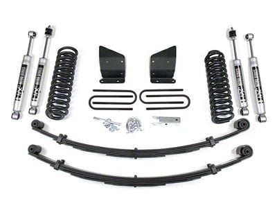 BDS 4-Inch Suspension Lift Kit with Rear Leaf Springs and NX2 Nitro Shocks (78-79 Bronco w/ Standard Shocks)