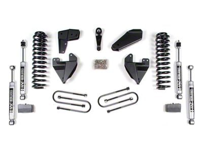 BDS 4-Inch Suspension Lift Kit with Rear Lift Blocks and NX2 Nitro Shocks (80-96 Bronco w/ Power Steering)