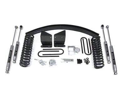 BDS 4-Inch Suspension Lift Kit with Rear Lift Blocks and NX2 Nitro Shocks (78-79 Bronco w/ Staggered Shocks)