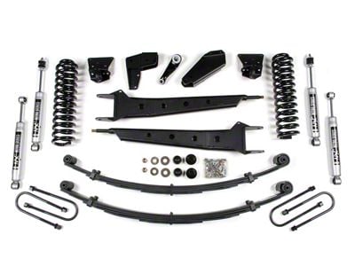 BDS 6-Inch Radius Arm Suspension Lift Kit with Rear Leaf Springs and NX2 Nitro Shocks (80-96 Bronco)