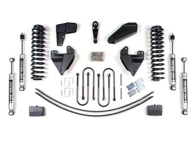 BDS 6-Inch Suspension Lift Kit with Rear Lift Blocks, Add-A-Leaf and NX2 Nitro Shocks (80-96 Bronco)