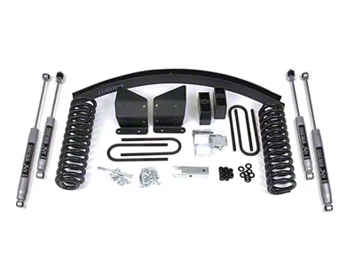 BDS 6-Inch Suspension Lift Kit with Rear Lift Blocks, Add-A-Leaf and NX2 Nitro Shocks (78-79 Bronco w/ Staggered Shocks)