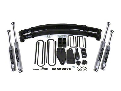 BDS 4-Inch Suspension Lift Kit with FOX 2.0 Performance Shocks (87-96 4WD F-250 w/ Twin-Beam Suspension)