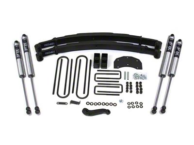 BDS 4-Inch Suspension Lift Kit with FOX 2.0 Performance Shocks (80-96 4WD F-350 w/ Mono-Beam Suspension)