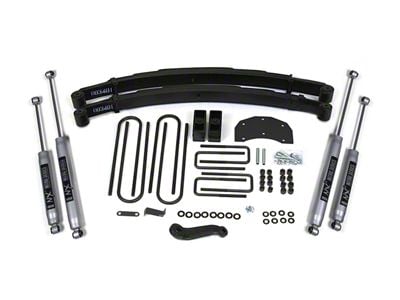 BDS 4-Inch Suspension Lift Kit with NX2 Nitro Shocks (80-96 4WD F-350 w/ Mono-Beam Suspension)