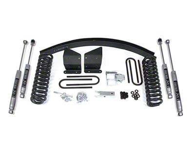 BDS 4-Inch Suspension Lift Kit with Rear Leaf Springs and NX2 Nitro Shocks (73-76 4WD F-100, F-150)