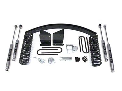 BDS 4-Inch Suspension Lift Kit with Rear Lift Blocks, Add-A-Leaf and NX2 Nitro Shocks (73-76 4WD F-100, F-150)