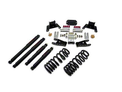 Belltech Lowering Kit with Nitro Drop II Shocks; 2-Inch Front / 4-Inch Rear (87-96 2WD F-150 SuperCab)