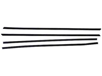 Belt Weatherstrip Kit - Door Windows - 4 Pieces - Comet & Montego 2-Door Hardtop With Formal Roof & Ranchero