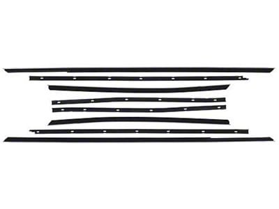 Belt Weatherstrip Kit/ 8 Pcs/ 67 Ford 2dr Fastback