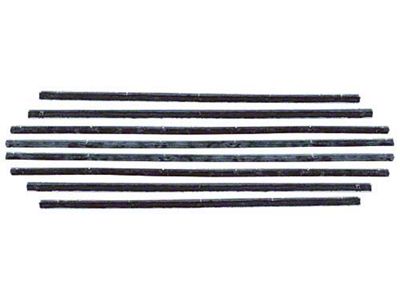 Belt Weatherstrip Kit - Doors & Rear Quarter Windows - 8 Pieces - Falcon & Comet 2-Door Sedan