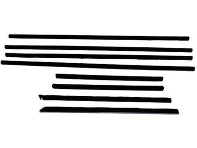 Belt Weatherstrip Kit - Doors & Rear Quarter Windows - 8 Pieces - Falcon & Comet Convertible