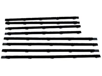 Belt Weatherstrip Kit - Front & Rear Doors - 8 Pieces - 4 Door Sedan