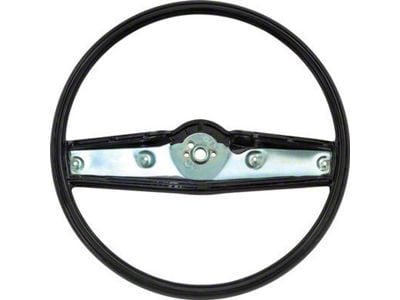 Steering Wheel; Black (69-70 Biscayne)