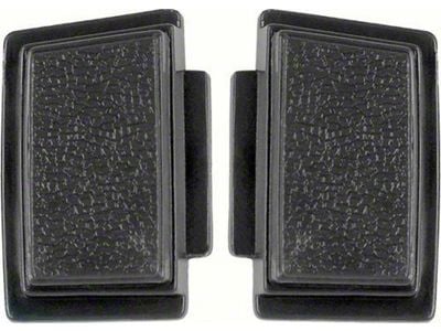 Steering Wheel Horn Buttons; Black (69-70 Biscayne)