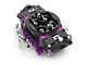 Black Race Series Carburetor; 650 CFM, Mechanical Secondary, Black & Purple