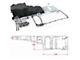 BluePrint Engines LS Swap Low Profile Rear Sump Oil Pan Kit; Black (Universal; Some Adaptation May Be Required)