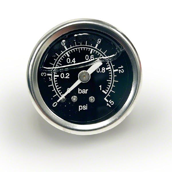 Blueprint Engines Ecklers Liquid Filled Fuel Pressure Gauge 0 15 Psi Bpp15632 Universal Some 3175