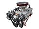 BluePrint Engines Small Block Chevy 327 C.I. 350 HP Deluxe Dressed Carbureted Crate Engine with Polished Pulley Kit