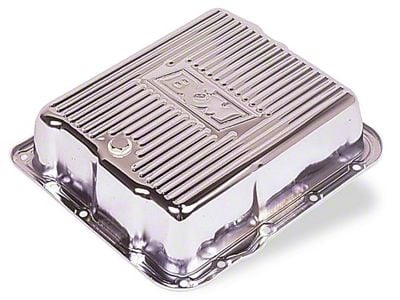 B&M TH700R4/4L60/4L65 Hi-TEK Deep Heavy Duty Transmission Pan; Chrome (84-92 Camaro)