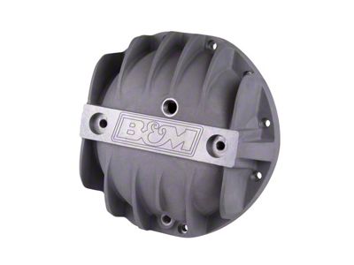 B&M Hi-Tek Aluminum Differential Cover; 12-Bolt; Natural (64-72 Corvette C2 & C3)