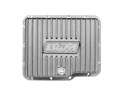 B&M Powerglide Hi-Tek Deep Transmission Pan; Natural (64-71 Corvette C2 & C3)