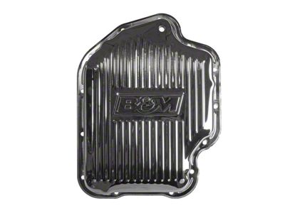 B&M TH-400 Hi-TEK Deep Heavy Duty Transmission Pan; Chrome (73-75 Camaro)