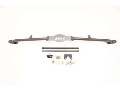 BMR 3-Point Mount Strut Tower Brace; Black Hammertone (82-92 Camaro w/ TPI)