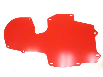 BMR Aluminum A/C Delete Panel; Red (70-81 Camaro)