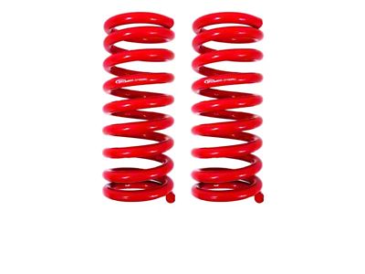 BMR Front Lowering Springs; 2-Inch Drop; Red (67-69 Small Block V8 Camaro)