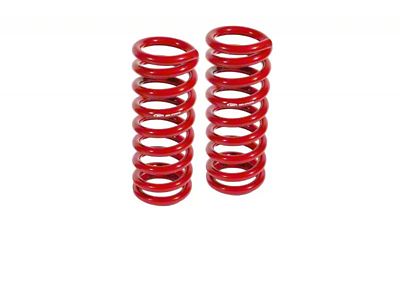 BMR Front Lowering Springs; 2-Inch Drop; Red (67-69 Big Block V8 Camaro)