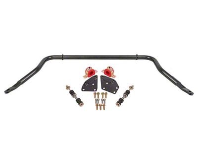 BMR Non-Adjustable Front Sway Bar; Black Hammertone (82-92 Camaro)