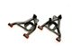 BMR Non-Adjustable Lower Control Arms with Spring Pockets; Polyurethane Bushings; Black Hammertone (82-92 Camaro w/ Coil-Overs)