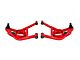 BMR Non-Adjustable Lower Control Arms with Standard Ball Joints; Delrin Bushings; Red (70-81 Camaro)