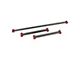 BMR Non-Adjustable Rear Lower Control Arms and Panhard Bar; Black Hammertone (82-92 Camaro)