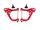 BMR Non-Adjustable Upper Control Arms; Polyurethane Bushings; Red (67-69 Camaro)