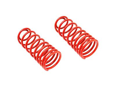 BMR Rear Lowering Springs; Red (82-92 Camaro)