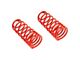 BMR Rear Lowering Springs; Red (82-92 Camaro)