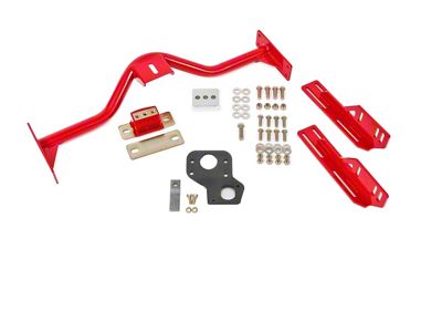 BMR Six Speed Transmission Conversion Kit; Red (67-69 Camaro)