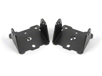 BMR Solid Engine Side Motor Mount Kit; Black Hammertone (82-92 Camaro)