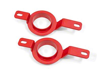 BMR Upper Spring Mounts for K-Members; Red (82-92 Camaro)