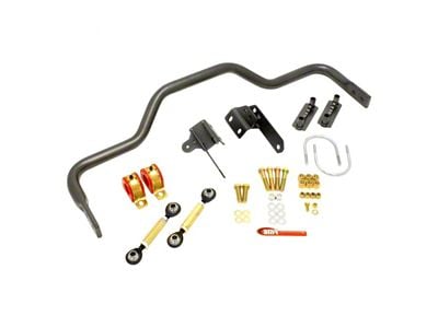 BMR Xtreme Rear Anti-Roll Bar Kit for 1.375, 3 or 3.25-Inch Axles; Polyurethane Bushings; Black Hammertone (82-92 Camaro)