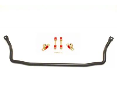 BMR Non-Adjustable Front Sway Bar; Black Hammertone (64-72 Chevelle, Malibu)