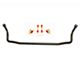 BMR Non-Adjustable Front Sway Bar; Black Hammertone (64-72 442, Cutlass)