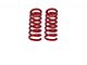 BMR Front Lowering Springs; 1.50-Inch Drop; Red (82-92 Firebird)