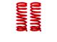 BMR Front Lowering Springs; 2-Inch Drop; Red (67-69 Small Block V8 Firebird)