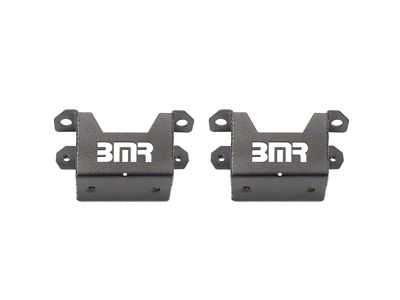 BMR Front Sway Bar Mounting Brackets; Black Hammertone (93-02 Firebird)