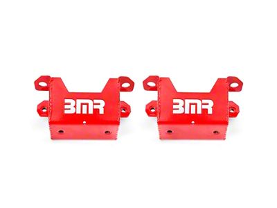 BMR Front Sway Bar Mounting Brackets; Red (93-02 Firebird)