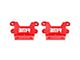 BMR Front Sway Bar Mounting Brackets; Red (93-02 Firebird)